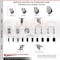 Service Caster 3 Inch 316SS Thermoplastic Rubber Swivel 1 Inch Stem Caster Set Lock Brake SCC-SS316TTLEX20S314-TPRB-1-4 - alternate 4